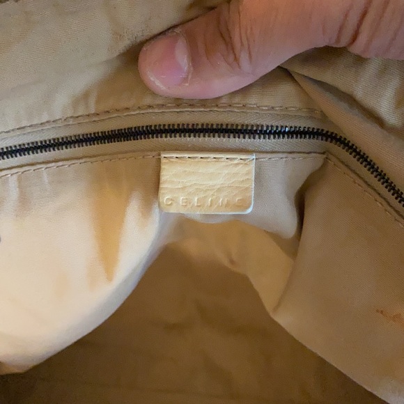 Authentic RareEdition Vintage Celine GM MODEL croc stripe bag limited edition 💋 - Picture 12 of 14